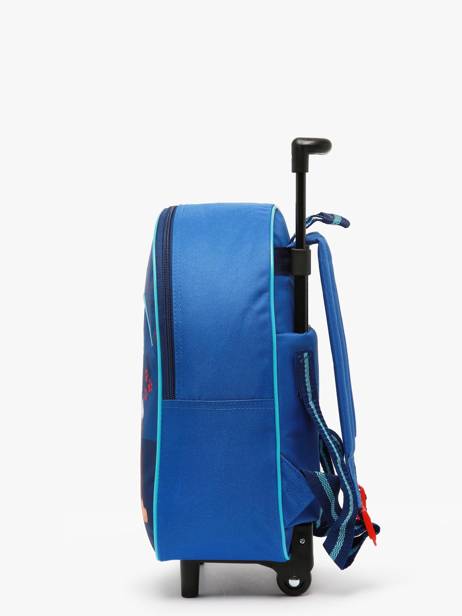 Mini Rugzak Op Wieltjes Paw patrol Blauw go pups go 4543 ander zicht 2